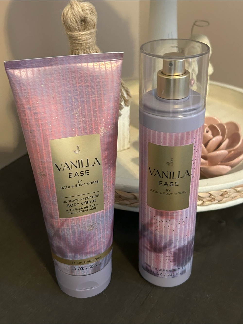 Bath & Body Works Set vanilla Ease New